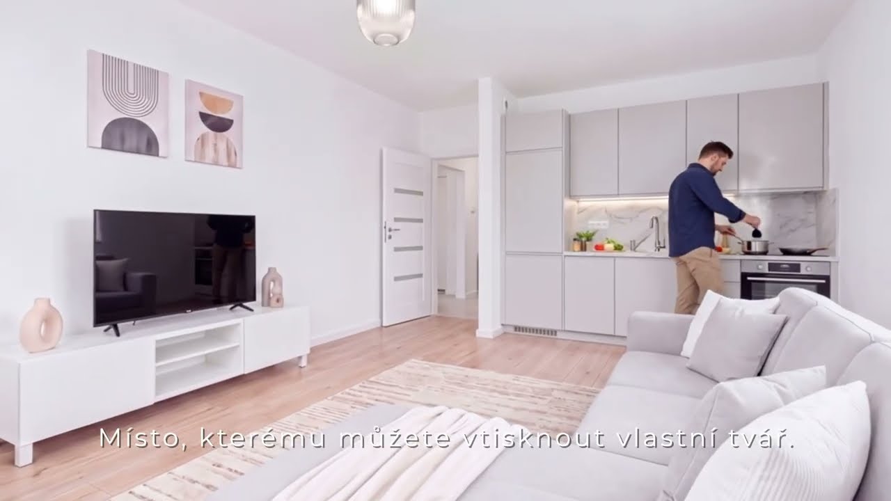 K PRODEJI - Slunný byt 1+1, 49 m2, ulice V Podhájí, Rumburk