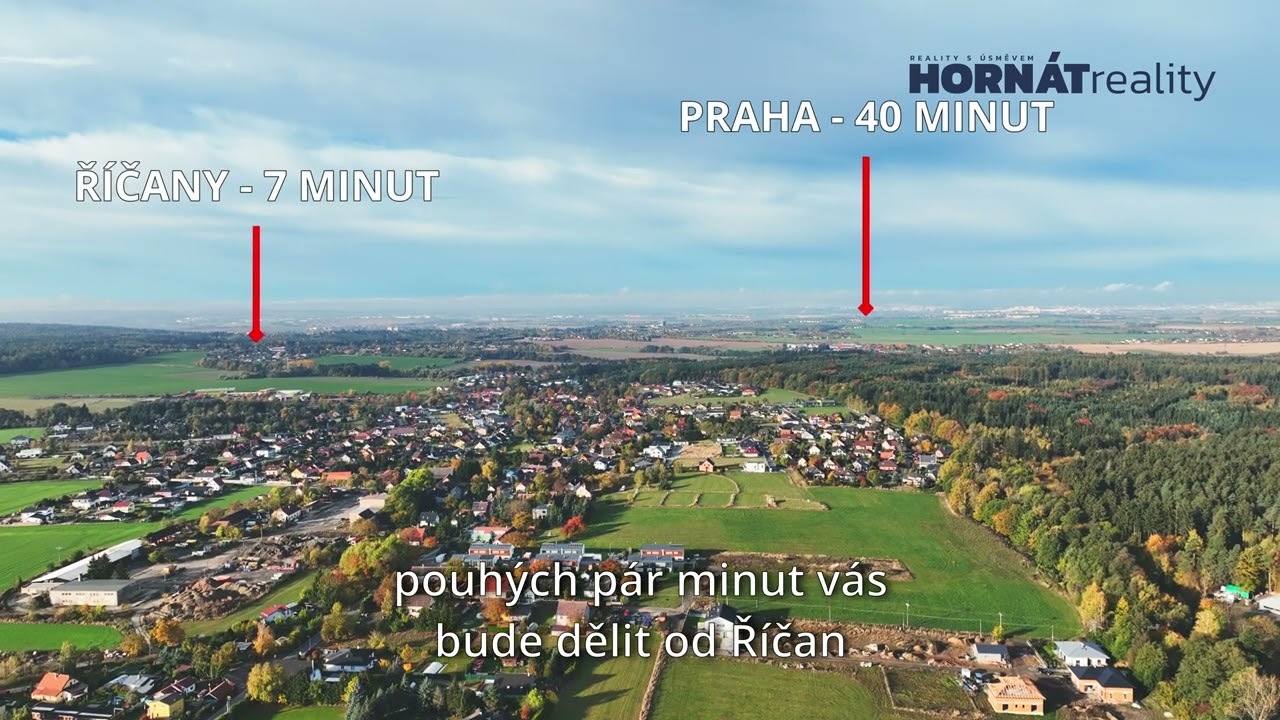 Prodej stavebního pozemku v Babicích u Říčan s převzetím hypotéky s úrokem 2,39% do listopadu 2025