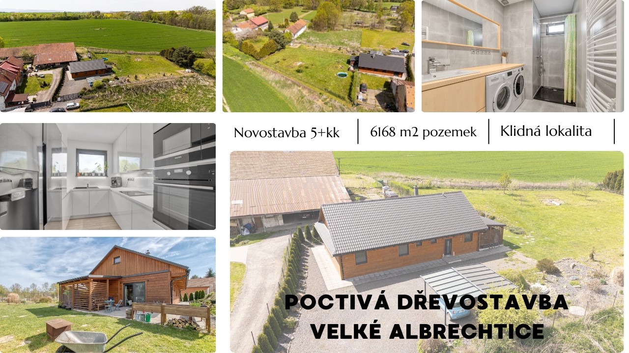 Prodej dřevostavby ve Velkých Albrechticích!