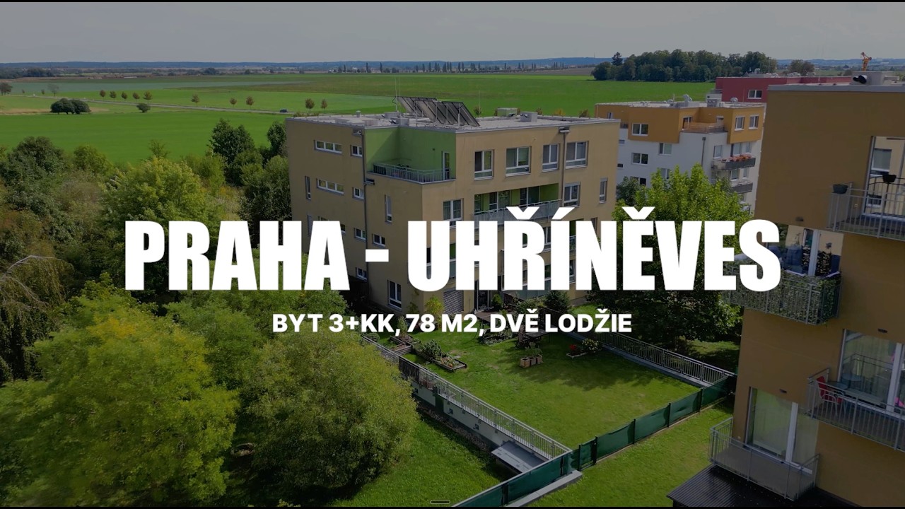 NA PRODEJ - Byt 3+kk, 2 lodžie, 78 m2, ul. Firkušného, Praha 22 – Uhříněves