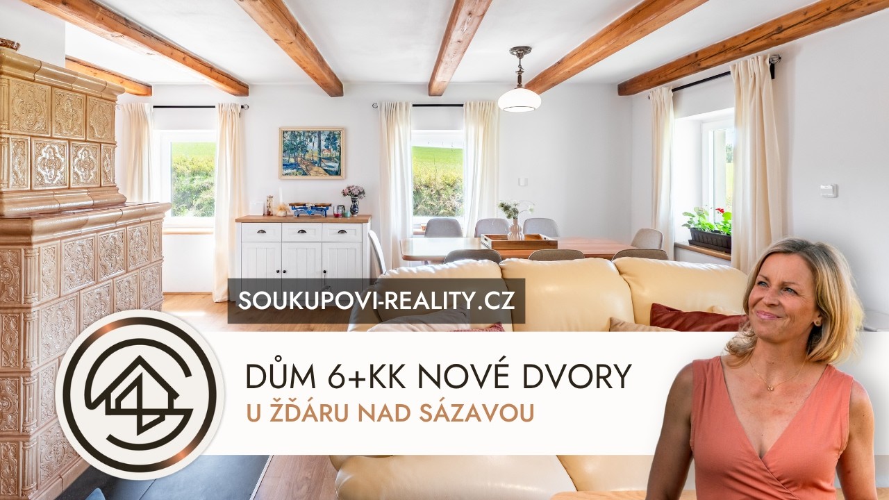 Rodinný dům se zahradou v srdci Vysočiny | Nové Dvory u Žďáru nad Sázavou