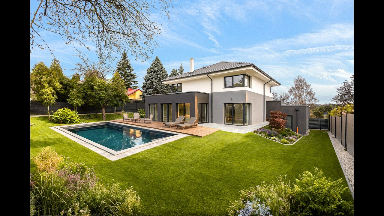 Prodej novostavby rodinného domu 259 m², pozemek 755 m², Na Pokraji, Kamenice, Praha - východ