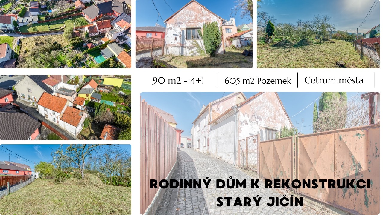 Prodej rodinného domu v centru města Starého Jičína!