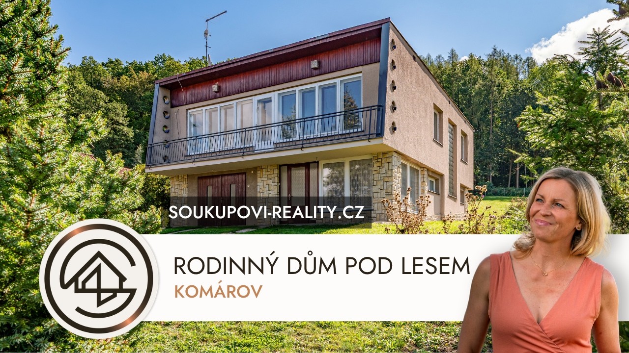 Dům pod lesem s pozemkem 1 265 m² a velkou dílnou | Komárov 🌲🏡