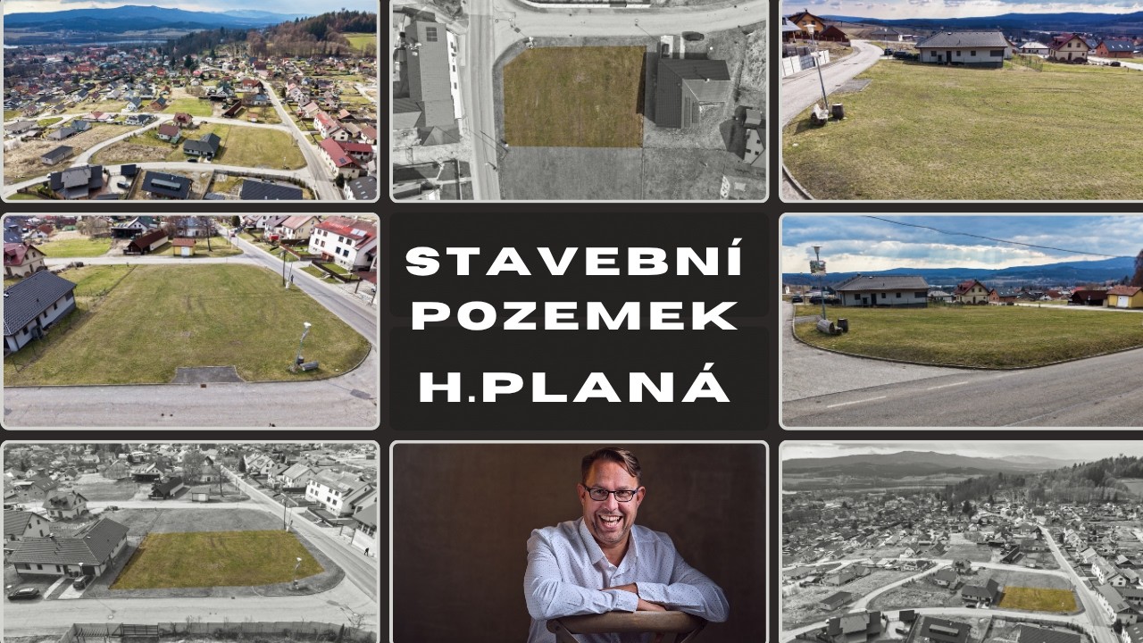 Prodej stavebního pozemku 1000 m² v Horní Plané, Richard Kašpar - certifikovaný realitní makléř