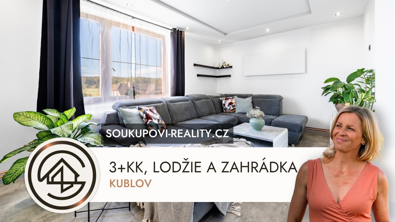 🏡 Byt 3+kk s vlastní zahrádkou? V Kublově to jde! 🌿 | Prodej bytu 69 m²