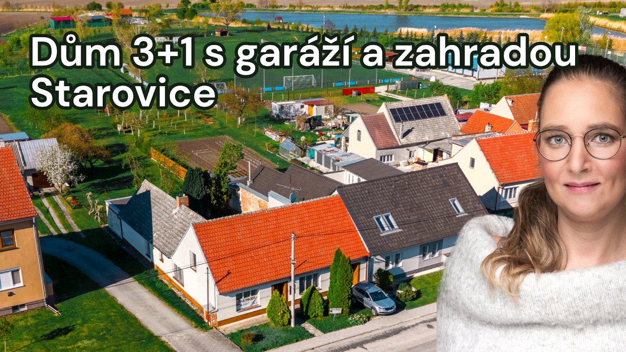 NA PRODEJ - rodinný dům, Starovice, pozemek 1398 m² - VIDEOPROHLÍDKA