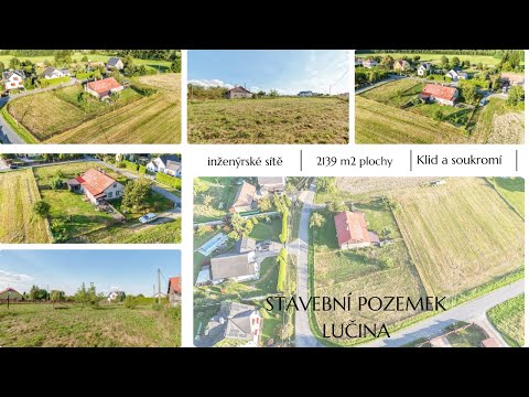 Prodej stavebního pozemku v Lučině