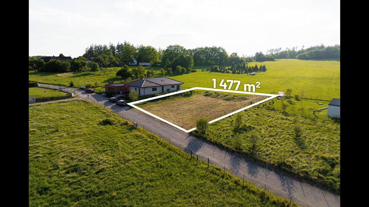 NA PRODEJ : Stavební pozemek Zaječice - Pyšely, 1477m2