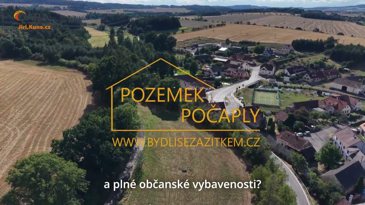 Nabídka pozemku k&nbsp;prodeji v&nbsp;obci Počaply u&nbsp;Březnice.