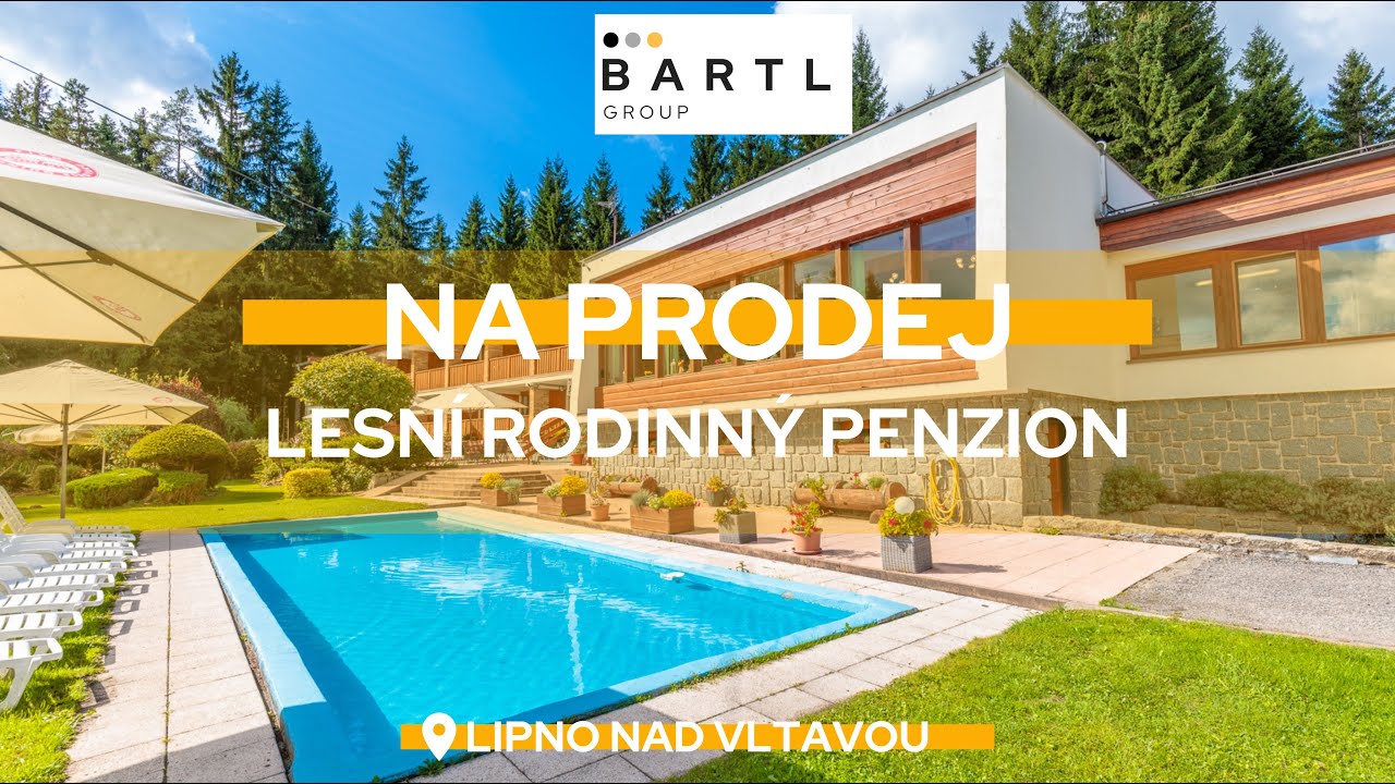 NA PRODEJ - Lesní rodinný penzion, Kobylnice u Lipna nad Vltavou