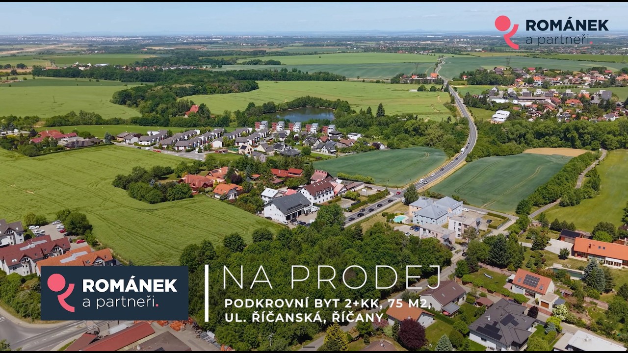 NA PRODEJ - Podkrovní byt 2+kk, 75 m2, ul. Říčanská, Řičany