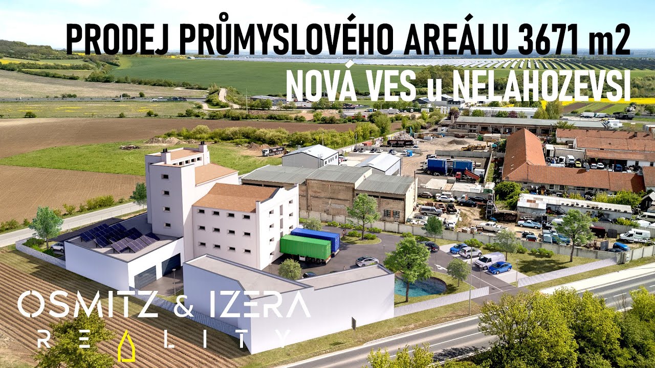 Prodej pozemku v průmyslové zóně Nová Ves 3671 m2