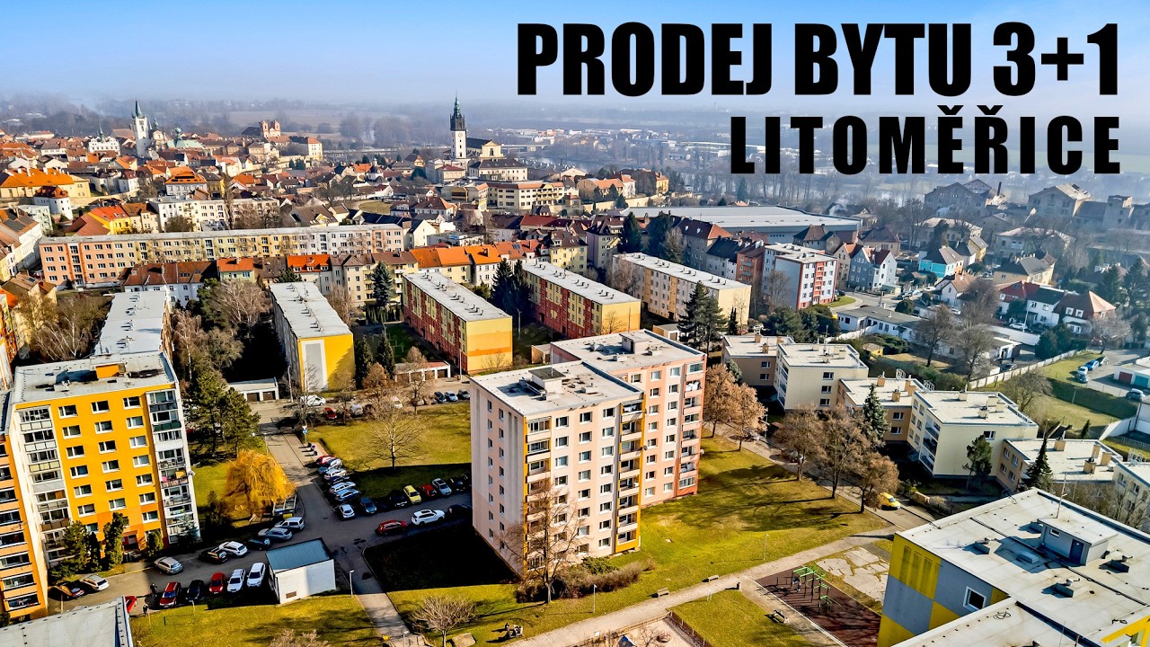 Prodej bytu 3+1, 66 m², Litoměřice - Předměstí (zasklená lodžie)
