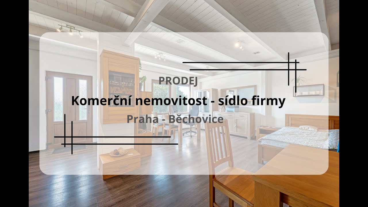 Prodej, Samostatná komerční nemovitost Praha 9 - Běchovice