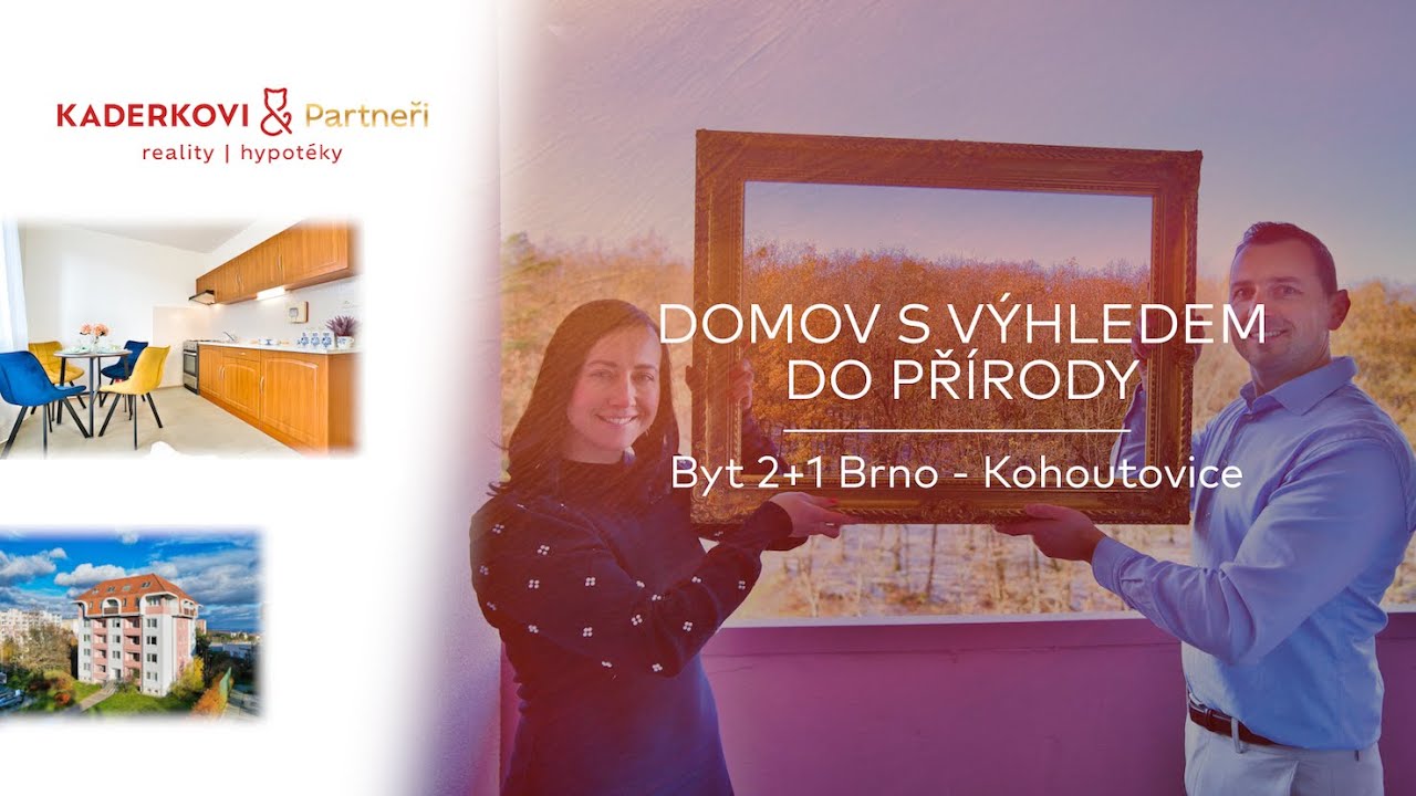 Domov s&nbsp;výhledem do přírody - Byt 2+1 Brno - Kohoutovice NA PRODEJ | videoprohlídka